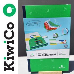 NEW KiwiCo Kiwi Co. Fold & Play Fliers Paper Airplanes Stem Toys Science…